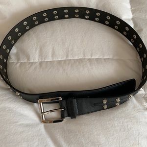 Michael Kors leather belt with studs